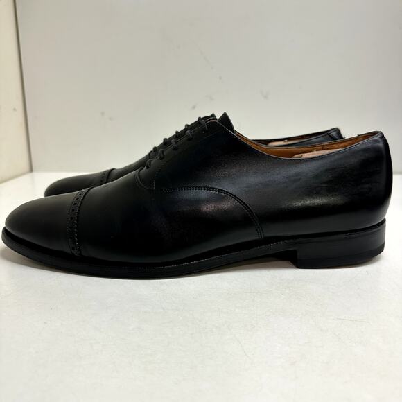 EXCELLENT Crockett & Jones x Polo Ralph Lauren Cap Toe Oxford UNWORN HEELS 11 E - Picture 4 of 15